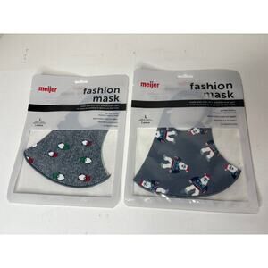 Christmas Face Mask Mens L Reusable Washable Protection Cover Yeti Gnome NEW 2